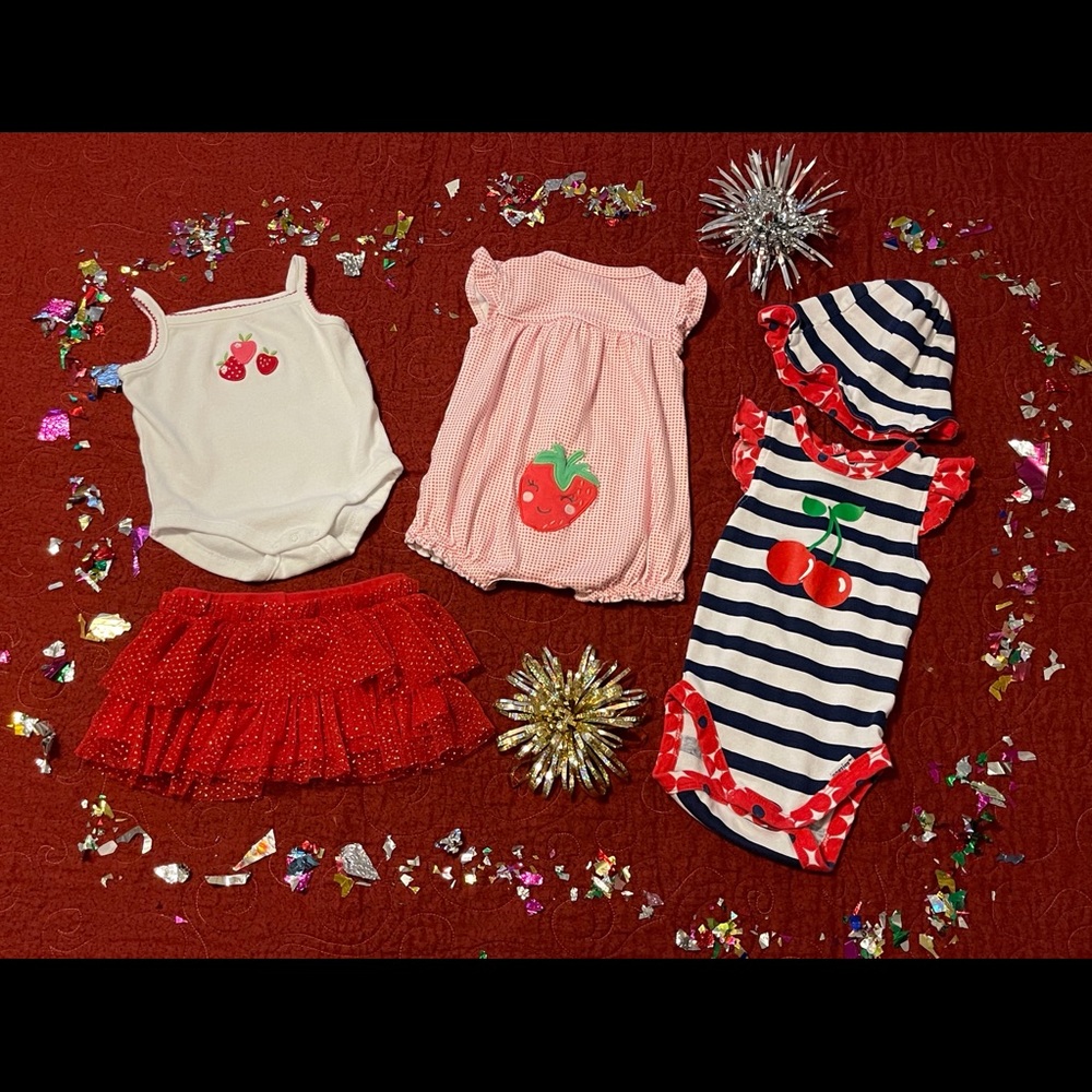 Sweet Fruit Onesie Bundle